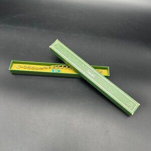 Vintage Chain Bracelet Speidel 10K Gold Filled Original Box 1970s Jewelry 7 Inch